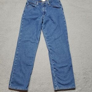 L.L. Bean Men's Straight Blue Jeans Doubler 34x32